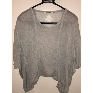 アレキサンダーワン(Alexander Wang)のT by ALEXANDER WANG のカットソー グレー アレキサンダーワン(Tシャツ(半袖/袖なし))