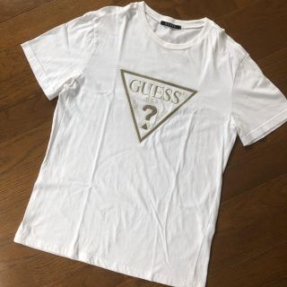 ゲス(GUESS)のGUESS♡ゲス♡半袖Tシャツ♡Ｌサイズ♡白♡ホワイト♡WHITE♡ユニセックス(Tシャツ/カットソー(半袖/袖なし))