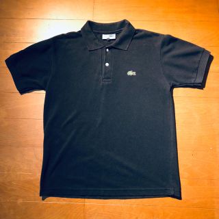 ラコステ(LACOSTE)の【〜8/31まで値下中】 LACOSTEラコステ/ポロシャツ/黒/フランス製/M(ポロシャツ)