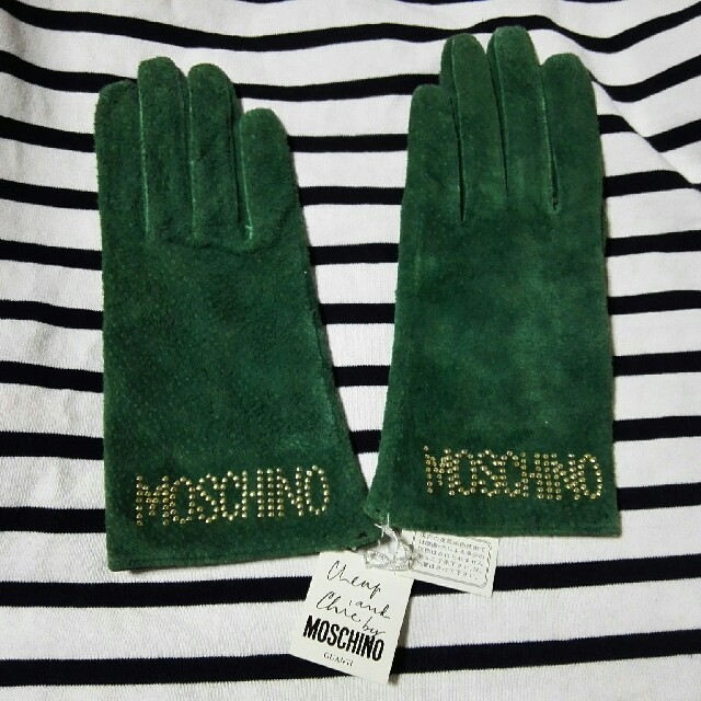 MOSCHINO(モスキーノ)の専用　モスキーノ 手袋 レディースのファッション小物(手袋)の商品写真
