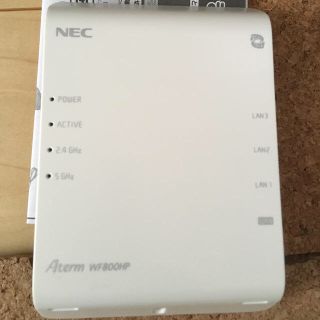 エヌイーシー(NEC)のNEC Aterm WF800ＨＰ(その他)