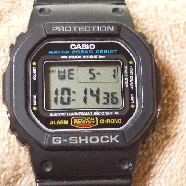 G-SHOCK - CASIO Gショック DW- 5600E 希少foxfireの通販 by げ G-SHOCK - CASIO Gショック DW- 5600E 希少foxfireの通販 by げ