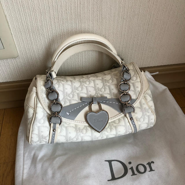 Christian Dior - クリスチャンディオール ロマンティック ハンドバッグの通販 by hiro's shop｜クリスチャン