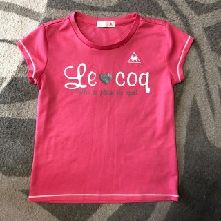 ルコックスポルティフ(le coq sportif)の専用 女の子 2点セット 半袖 130 ルコック ラブトキ ガウチョパンツ(Tシャツ/カットソー)