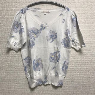 プロポーションボディドレッシング(PROPORTION BODY DRESSING)のプロポ 花柄サマーニット(ニット/セーター)