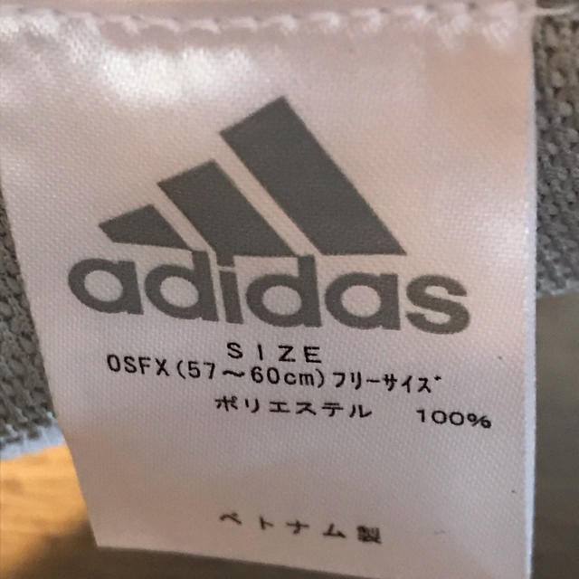 adidas(アディダス)のadidas サンバイザー 新品未使用品 メンズの帽子(サンバイザー)の商品写真