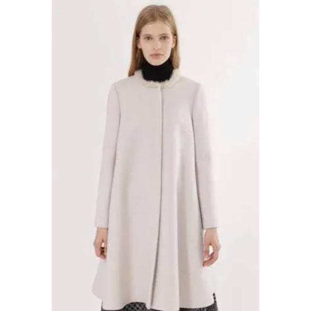 毛皮/ファーコート新品 jillstuart  セシリアファー付き フレアコート