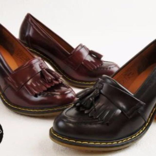 Dr.Martens(ドクターマーチン)の美品】Dr.Martens/ローマ ROMA/ヒール タッセルローファー レディースの靴/シューズ(ローファー/革靴)の商品写真