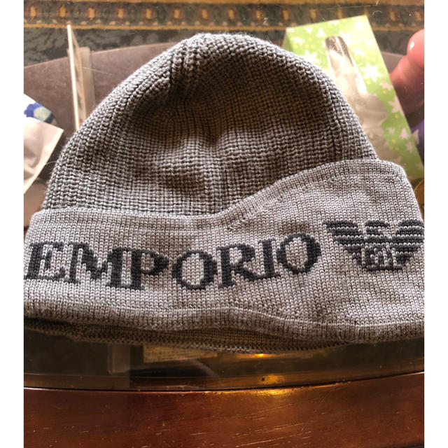 Emporio Armani(エンポリオアルマーニ)のEMPORIO  ARMANI ニット帽 メンズの帽子(ニット帽/ビーニー)の商品写真