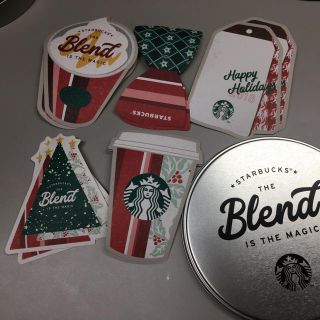 スターバックスコーヒー(Starbucks Coffee)のステッカー スターバックス ホリデー クリスマス(しおり/ステッカー)