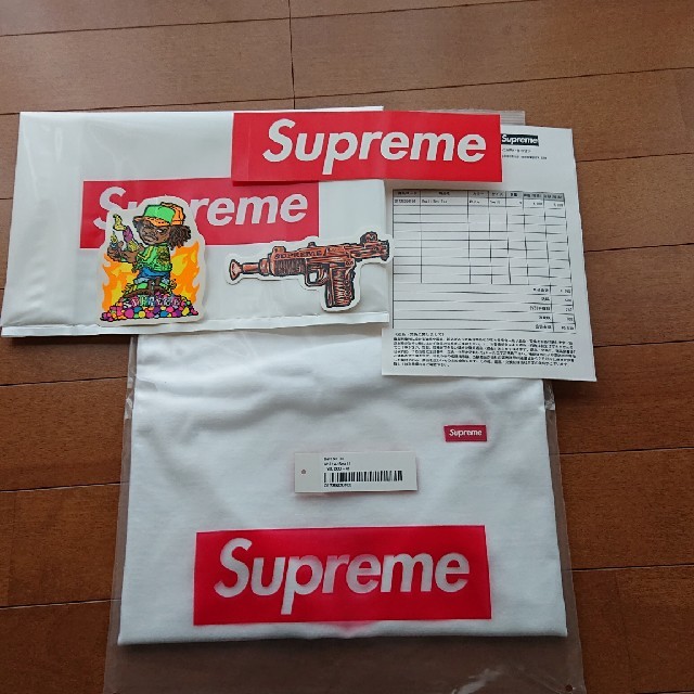 ひろさん Supreme small box logo tee
