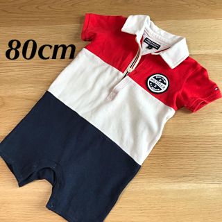 トミーヒルフィガー(TOMMY HILFIGER)のトミーヒルフィガー ロンパース 80(ロンパース)