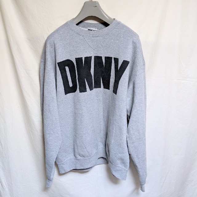 vintage DKNY スウェット トレーナー ゆるダボ デカロゴ 古着 abitur