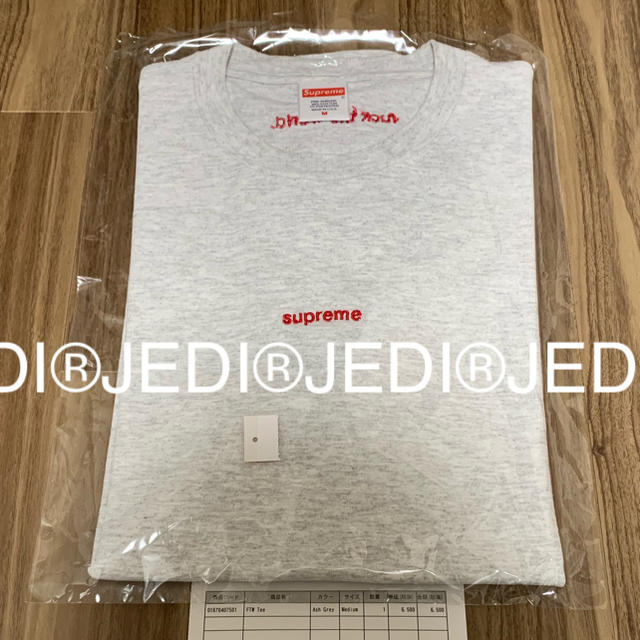 納品書半タグ説明【M】Supreme FTW Tee