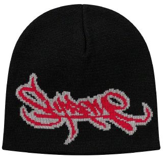 シュプリーム(Supreme)のSupreme 19ss Tag Logo Beanie 黒 シュプリーム(ニット帽/ビーニー)