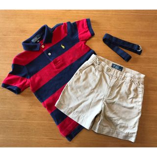 ポロラルフローレン(POLO RALPH LAUREN)のポロラルフローレン 90サイズ ポロシャツ&ハーフパンツ(ベルト付)(その他)