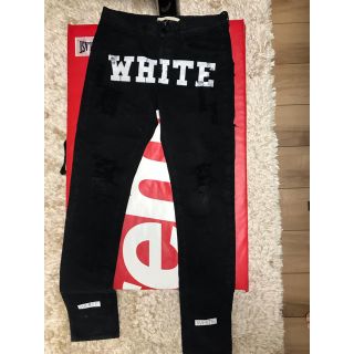 オフホワイト(OFF-WHITE)のOFF-WHITE オフホワイト 15SS Paint Crash Denim(デニム/ジーンズ)