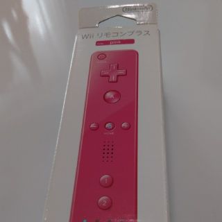 ウィー(Wii)のwiiリモコンプラス　ピンク(その他)