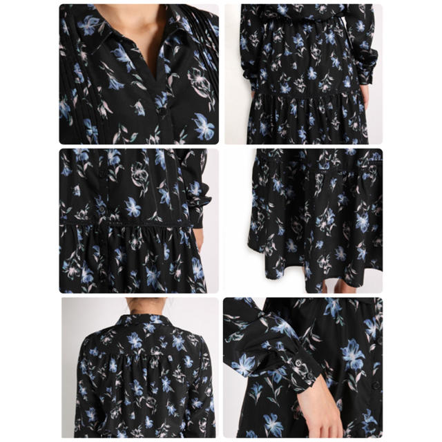 eimy istoire(エイミーイストワール)の完売☆eimyistoire/paint flower shirt dress レディースのワンピース(ロングワンピース/マキシワンピース)の商品写真