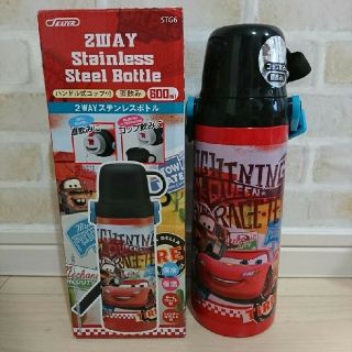 ディズニー(Disney)のカーズ 新品 2wayステンレスボトル コップ付直飲み 600ml(水筒)