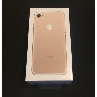 アップル(Apple)のドコモ 新品未開封 iPhone7 32GB ゴールド SIMロック解除済(スマートフォン本体)