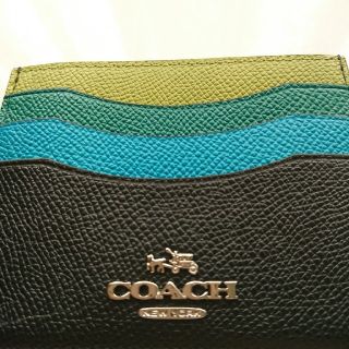 コーチ(COACH)の【ブルーラリマー様専用】COACH カードケース(パスケース/IDカードホルダー)