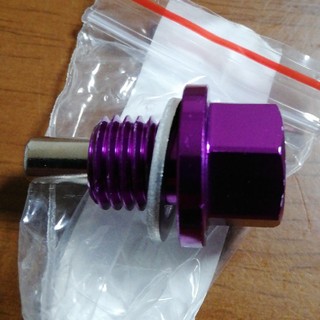 ドレンボルト M12×P1.5  紫(汎用パーツ)