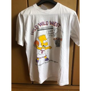 オフホワイト(OFF-WHITE)のROUND TWO the simpsons bart basketball T(Tシャツ(半袖/袖なし))