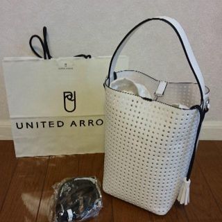 ユナイテッドアローズ(UNITED ARROWS)の再値下げ 白のトートバッグ ユナイテッドアローズ(トートバッグ)