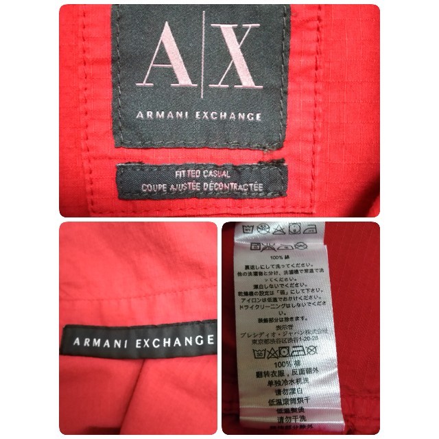 ARMANI EXCHANGE(アルマーニエクスチェンジ)のUSED品 ARMANI EXCHANGE 半袖シャツ メンズのトップス(シャツ)の商品写真