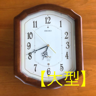 セイコー(SEIKO)の【美品】セイコー 電波時計 壁掛け(掛時計/柱時計)