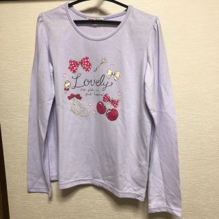 エニィファム(anyFAM)の女の子any FAM 150cm 長袖Tシャツ パステルパープル(Tシャツ/カットソー)