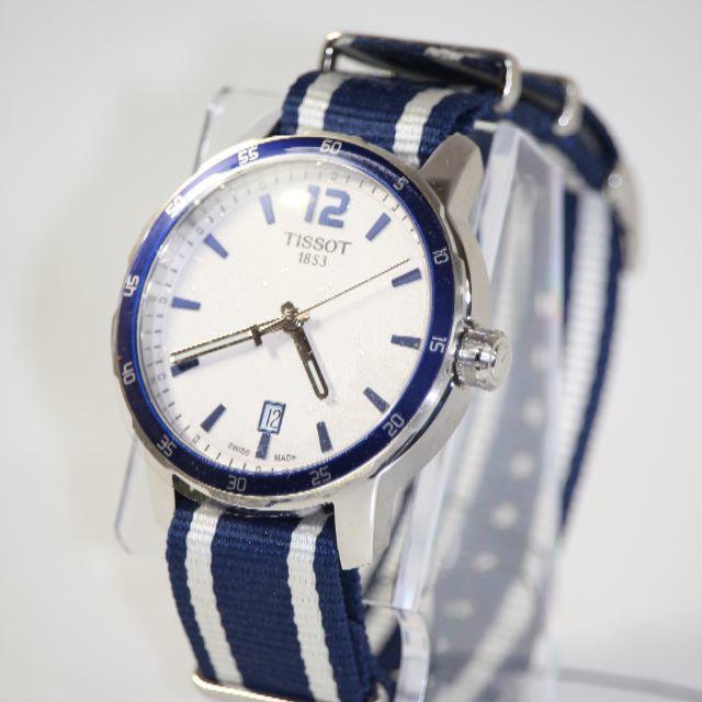 TISSOT(ティソ)の青と白の爽やかデザイン！Quickster腕時計 メンズの時計(腕時計(アナログ))の商品写真