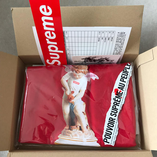 Supreme(シュプリーム)の[S] Supreme Cupid tee Red 赤 S キューピッド メンズのトップス(Tシャツ/カットソー(半袖/袖なし))の商品写真