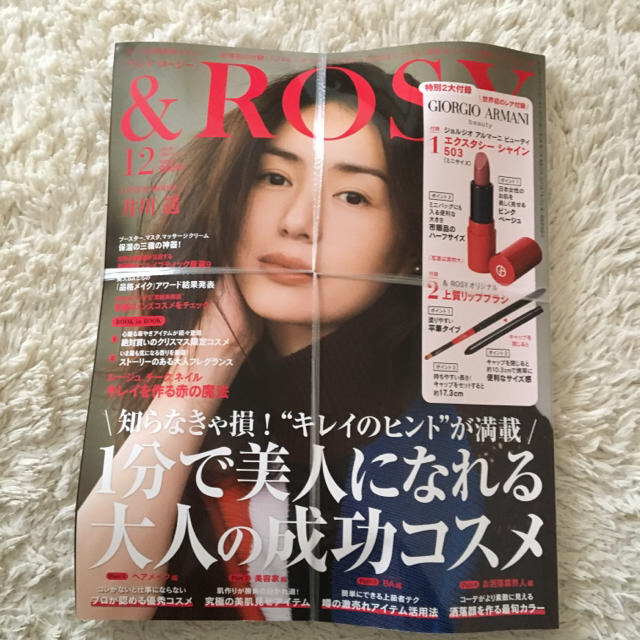 Armani(アルマーニ)の【新品未開封】&ROSY アルマーニ リップ・リップブラシ コスメ/美容のベースメイク/化粧品(口紅)の商品写真