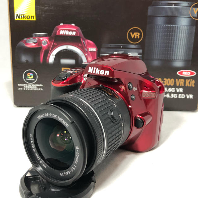 Nikon D3400 AF-P 18-55レンズKIT 243ショット美品スマホ/家電/カメラ