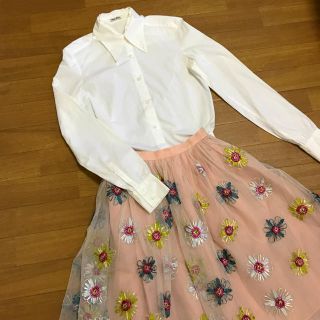 ミュウミュウ(miumiu)のadriana様専用　miumiu ミュウミュウ ブラウス (シャツ/ブラウス(半袖/袖なし))