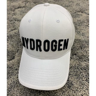 ハイドロゲン(HYDROGEN)のHYDROGENハイドロゲン新品ロゴキャップ人気ホワイトタグ付き送料込み(キャップ)