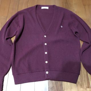 クリスチャンディオール(Christian Dior)のChristian Dior	ボルドー	カーディガン 	Size: L(カーディガン)