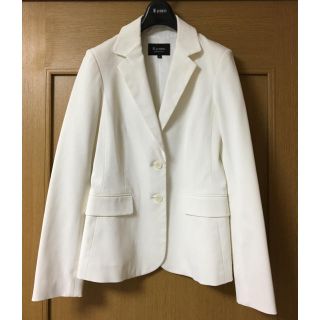 エムプルミエ(M-premier)の【美品】M-premier♡ホワイトジャケット(テーラードジャケット)