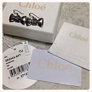 クロエ(Chloe)のクロエ♥リボンモチーフ ピアス(ピアス)