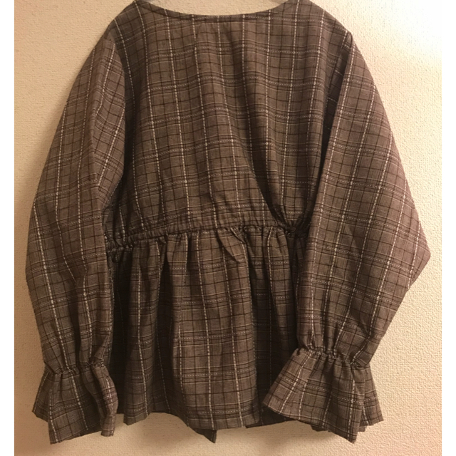 merlot(メルロー)のメルロー チェックブラウス レディースのトップス(シャツ/ブラウス(長袖/七分))の商品写真