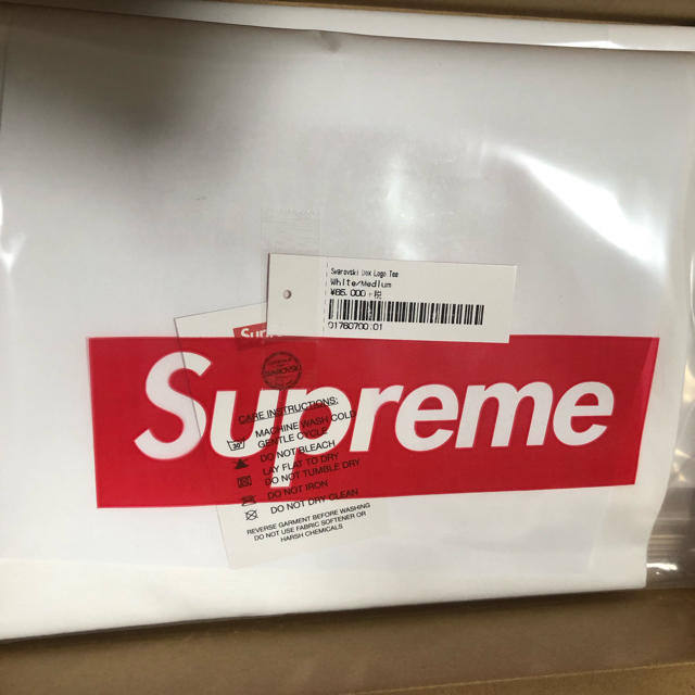 supreme  swarovski box logo tee スワロフスキー