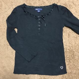 ギャップ(GAP)のGAP 120黒い長袖Tシャツ(Tシャツ/カットソー)