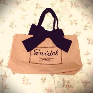 スナイデル(SNIDEL)のsnidel☆トートバッグ／ピンク(トートバッグ)