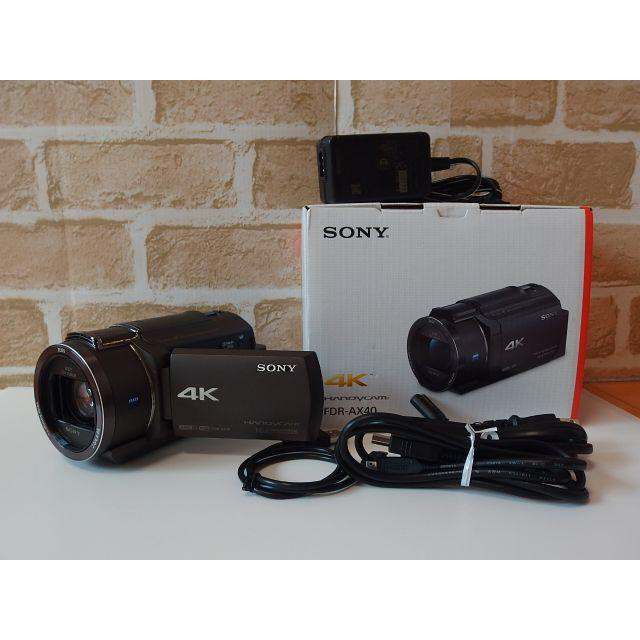 愛用  SONY - ビデオカメラ HANDYCAM 4K FDR-AX40 じゃがぴんSONY ビデオカメラ