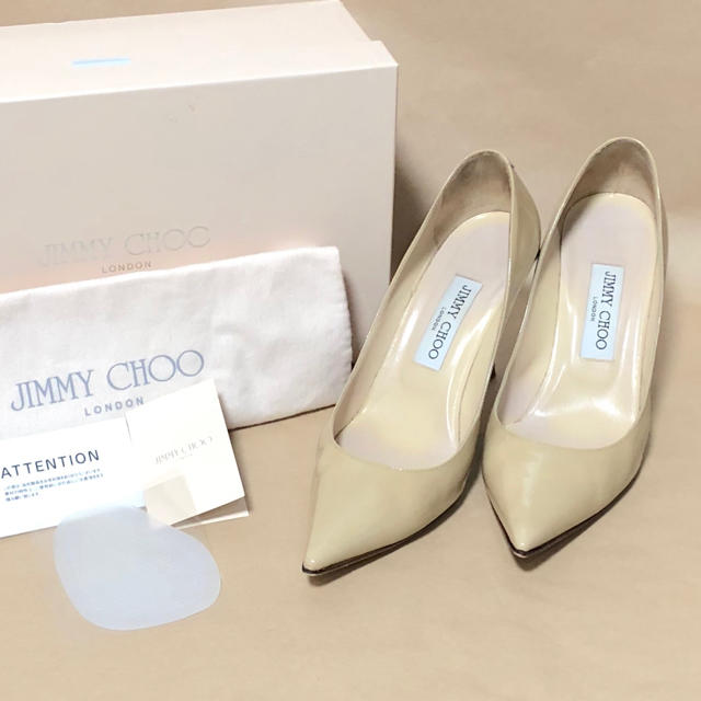 【格安saleスタート】 パンプス ジミーチュウ - CHOO JIMMY ベージュ ヌードベージュ 37 エナメル パテント ハイヒール/パンプス 【格安saleスタート】 パンプス ジミーチュウ - CHOO JIMMY ベージュ ヌードベージュ 37 エナメル パテント ハイヒール/パンプス
