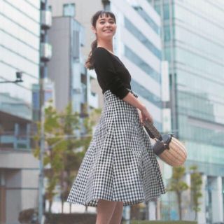 マイストラーダ(Mystrada)の専用出品♡︎ʾʾ‼︎マイストラーダ♡︎ʾʾ美品ギンガムチェックスカート♡︎ʾʾ(ひざ丈スカート)