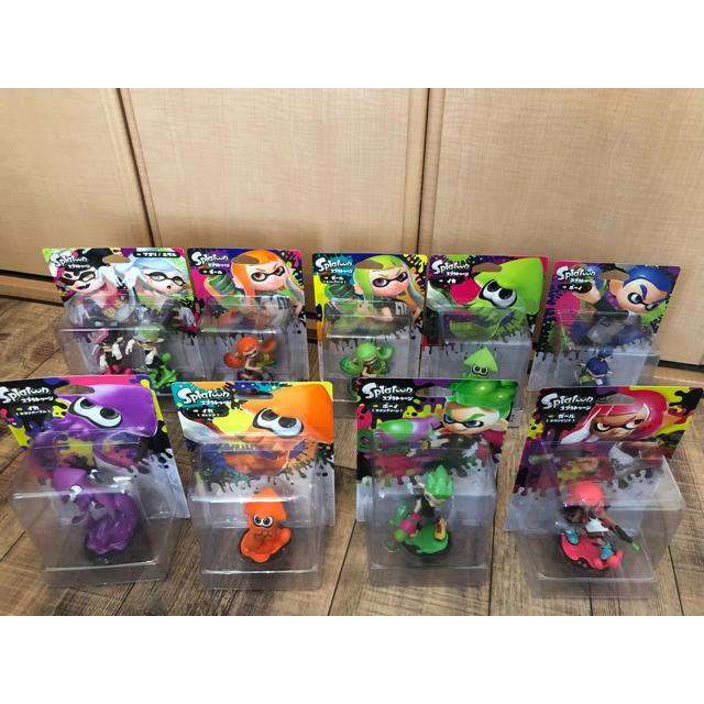 スプラトゥーン splatoon アミーボ amiibo セット エンタメ/ホビーのフィギュア(ゲームキャラクター)の商品写真