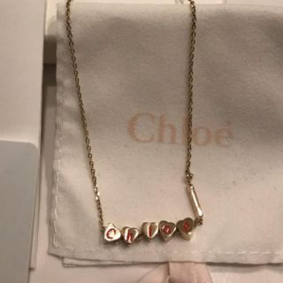 クロエ(Chloe)のクロエ  Chloe ハートキューブロゴペンダント ネックレス(ネックレス)